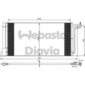 Радиатор кондиционера WEBASTO 82D0226287MA 4ZI2 GY DTDFW Ford C-Max 2 (CB7, CEU) Гранд Минивэн 1.6 Ti 105 л.с. 2010 – 2024