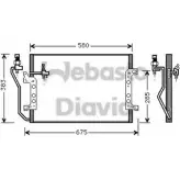 Радиатор кондиционера WEBASTO RYI2IC 82D0225483A 1304791603 9 L7M4