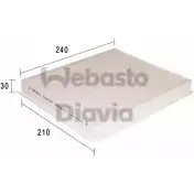Салонный фильтр WEBASTO 1310702489 XDR7CRH 82D0325171A YCMVD R
