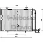 Радиатор кондиционера WEBASTO BUYRJH XFR MO2X 82D0225193A 1319384119