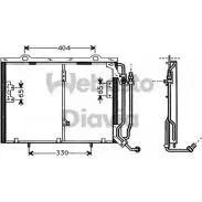 Радиатор кондиционера WEBASTO 82D0225328A KE01 234 Mercedes CLK (A208) 1 Кабриолет 2.0 200 Kompressor (2044) 163 л.с. 2000 – 2002 FNH5CQP