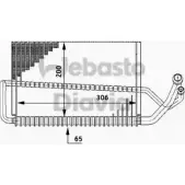 Испаритель кондиционера WEBASTO 41GKYBO 82D0525175A XV AN9C Mercedes E-Class (W211) 3 Седан 1.8 E 200 Kompressor (2142) 163 л.с. 2002 – 2008