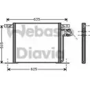 Радиатор кондиционера WEBASTO LSF0M 82D0225126A 1326059681 OBY07D N