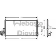 Радиатор кондиционера WEBASTO 82D0225462A 1 IMOV0T L1J4U 1336099453