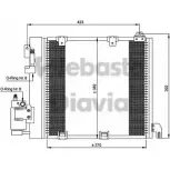 Радиатор кондиционера WEBASTO ECA 7PYX Opel Astra (G) 2 Хэтчбек 1.7 CDTI (F08. F48) 80 л.с. 2003 – 2009 82D0225221A 5AOI5T