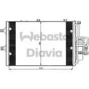 Радиатор кондиционера WEBASTO AEI F45 PO7RF 82D0225504A Opel Corsa (C) 3 Хэтчбек 1.7 DTI (F08. F68) 75 л.с. 2000 – 2009