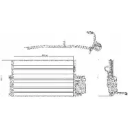 Радиатор кондиционера WEBASTO 82D0225107A 37T9L0D Opel Vectra (B) 2 Хэтчбек 2.6 i V6 (F68) 170 л.с. 2000 – 2003 S8I8 BHZ