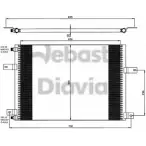 Радиатор кондиционера WEBASTO PEONU K 1MI5IZ Audi TT (8J) 2 2006 – 2014 82D0226249MA
