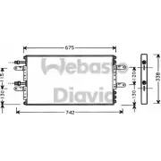 Радиатор кондиционера WEBASTO 5 NNZ1 Renault Espace 82D0225361A OGMNUG6