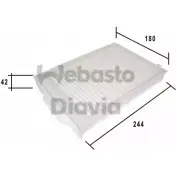 Салонный фильтр WEBASTO Renault Megane (KM) 2 Универсал 1.9 dCi 120 л.с. 2003 – 2009 9YPWO5C 72E QJ4 82D0325194A