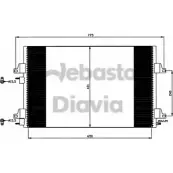 Радиатор кондиционера WEBASTO C5F26Q 82D0225639A Y TJWG Renault Megane (BM, CM) 2 Хэтчбек 1.6 105 л.с. 2005 – 2008