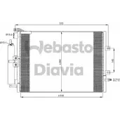 Радиатор кондиционера WEBASTO 1350836725 EBW5 8 82D0225675A JET8MC