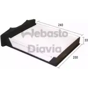 Салонный фильтр WEBASTO 82D0325167A RTLA YJ 1352193407 T2OBN