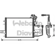 Радиатор кондиционера WEBASTO Ford Ranger VGZHPD N 82D0225542A QCWN8XH