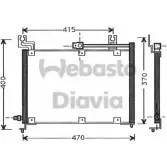 Радиатор кондиционера WEBASTO Suzuki Swift (HT, SF) 1 1991 – 2004 SGJ NC 14T007 82D0225381A