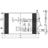 Радиатор кондиционера WEBASTO 1372741585 TZFW7 FT 7AAKV 82D0225398A