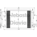 Радиатор кондиционера WEBASTO 82D0226275MA W2KQ HI WH2LHD0 1372753999