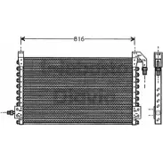 Радиатор кондиционера WEBASTO XN3E D 82D0225396A GF64FXC Volkswagen Golf 3 1993 – 1997