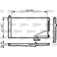 Радиатор кондиционера VALEO RX S0C 814001 Mercedes CLC-Class 3QRL3T6
