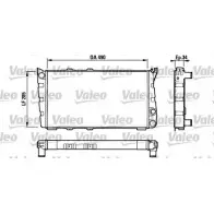 Радиатор охлаждения двигателя VALEO EKV2A6 3OU G1F 1416878082 883734