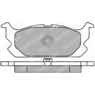 Тормозные колодки дисковые DELPHI H0 Y4U 1417607530 LP1065