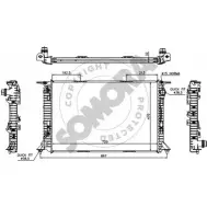 Радиатор охлаждения двигателя SOMORA ACKIFGJ B738 44U 020040A Audi A4 (B8) 4 Универсал 4.2 Rs4 Quattro 450 л.с. 2012 – 2015