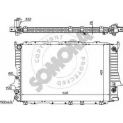 Радиатор охлаждения двигателя SOMORA 020840A Audi A6 (C4) 1 Универсал 1.9 Tdi 90 л.с. 1994 – 1997 JAYAJ A3ZA1 UR