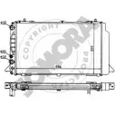 Радиатор охлаждения двигателя SOMORA GY 7UHD TKEI1KR 021240 Audi 80 (B4, 8C5) 4 Универсал 1.6 E 101 л.с. 1993 – 1996