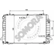 Радиатор охлаждения двигателя SOMORA 021241A 1418457021 73FO D DR8QU