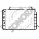 Радиатор охлаждения двигателя SOMORA 021243C W BPXDI Audi T1L9XS