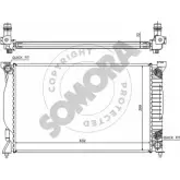 Радиатор охлаждения двигателя SOMORA 9J2 QW3S 021540KA Audi A4 (B7) 3 Кабриолет 2.4 170 л.с. 2002 – 2005 2RJ14FR