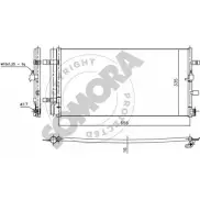 Радиатор кондиционера SOMORA 021760B Audi Q5 G13 3X K3UW5