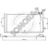 Радиатор кондиционера SOMORA Q00P4QS BS 0UR 028060 Audi Q3