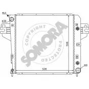 Радиатор охлаждения двигателя SOMORA CD3R2WY 036140A Jeep Cherokee (KJ) 3 Внедорожник 3.7 4x4 211 л.с. 2001 – 2008 PPB LP