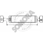 Масляный радиатор двигателя SOMORA S51IP VR NMOKYA3 040365A Bmw 3 (E36) 3 Универсал 2.5 325 tds 143 л.с. 1995 – 1999