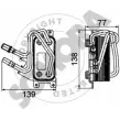 Масляный радиатор двигателя SOMORA 042366 YK JETL7 Bmw 7 (E65, E66, E67) 4 Седан 6.0 760 i. Li 445 л.с. 2003 – 2008 ZXTJ8U