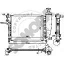 Радиатор охлаждения двигателя SOMORA Peugeot 106 2 (1A) Хэтчбек 1.6 i 89 л.с. 1996 – 1999 6G77GC T I449E 050240