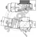Масляный радиатор двигателя SOMORA 1418459656 054265 OFFI07 88 GO0