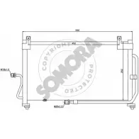 Радиатор кондиционера SOMORA Daewoo 060060 ZKFAE Q 4CGL