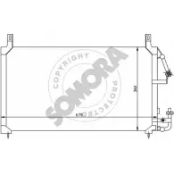 Радиатор кондиционера SOMORA Daewoo Nexia E 8G64 061060D JB5001X