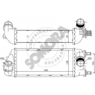 Интеркулер SOMORA 080245B 4UNTZ 1 6BQM45 Fiat Panda (312, 519) 3 Хэтчбек