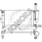 Радиатор охлаждения двигателя SOMORA 24 PUCM2 080540D Fiat Panda (169) 2 Хэтчбек 1.2 (169AxF2A. 169AxF1A) 69 л.с. 2010 – 2013 XJQ23F1