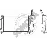 Радиатор охлаждения двигателя SOMORA Fiat Idea 519I9TS 080640F J9R S3