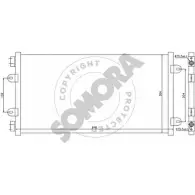 Радиатор кондиционера SOMORA 3Q7LW Fiat KH 100OS 081360