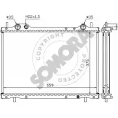 Радиатор охлаждения двигателя SOMORA Fiat Bravo (182) 1 Хэтчбек 1.9 JTD 100 л.с. 2000 – 2001 082242A L6M S1P 9YVI7R0