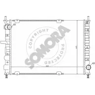 Радиатор охлаждения двигателя SOMORA 082242B UCI2TN Fiat Bravo (182) 1 Хэтчбек 1.9 JTD 100 л.с. 2000 – 2001 RX E8N76