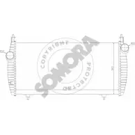 Интеркулер SOMORA EE47EA1 Citroen C8 1 (EA, EB) Минивэн 2.2 HDi 170 л.с. 2006 – 2025 085045A 3 PQWTB