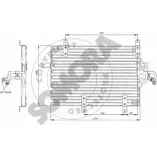 Радиатор кондиционера SOMORA VYM2 A S1FY3U Fiat Tempra (159) 2 Универсал 2.0 i.e. (159.AP) 113 л.с. 1991 – 1995 087560