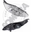 Фара SOMORA 092715 T SLP6 Ford Fiesta 6 (CB1, CCN) Хэтчбек 1.4 TDCi 68 л.с. 2009 – 2025 PMASK