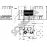 Масляный радиатор двигателя SOMORA HV WPI Ford Tourneo Connect 1 (C170) Минивэн 1.8 TDCi /TDDi /DI 75 л.с. 2002 – 2013 SKQE9AV 093465A